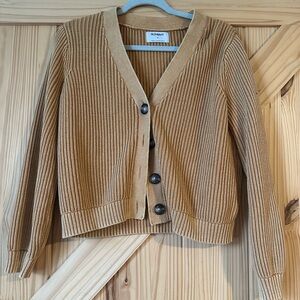 Shaker stitch cardigan